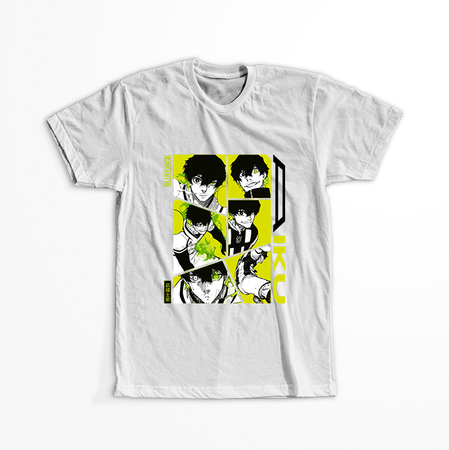 Koszulka Biała - Blue Lock - WYBIERZ KOLOR KOSZULKI I FASON