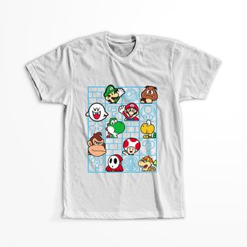 Koszulka Super Mario Bros. WYBIERZ KOLOR KOSZULKI I FASON