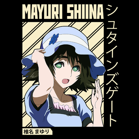 Koszulka Biała - Steins;Gate - WYBIERZ KOLOR KOSZULKI I FASON