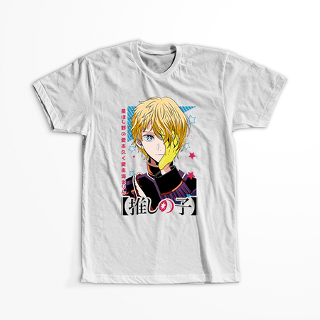 Koszulka Biała Oshi no Ko - WYBIERZ KOLOR KOSZULKI I FASON