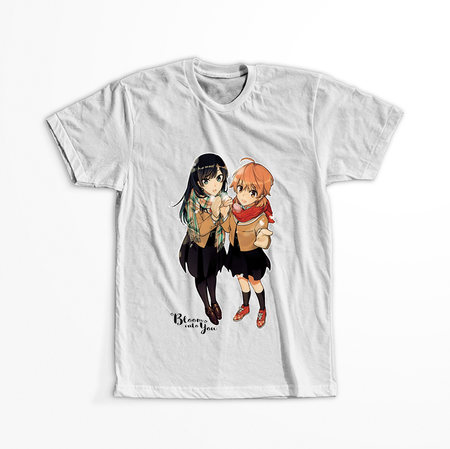 Koszulka Biała Bloom Into You WYBIERZ KOLOR KOSZULKI I FASON