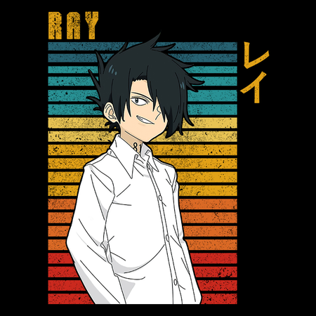 Koszulka Biała - The Promised Neverland - WYBIERZ KOLOR KOSZULKI I FASON