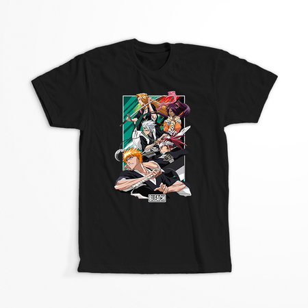 Koszulka Czarna Bleach - WYBIERZ KOLOR KOSZULKI I FASON