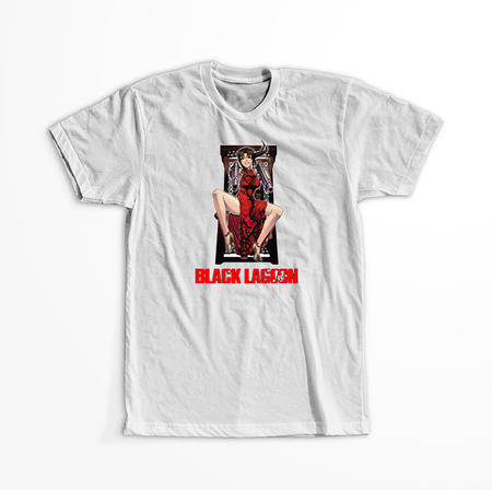 Koszulka Biała - Black Lagoon - WYBIERZ KOLOR KOSZULKI I FASON