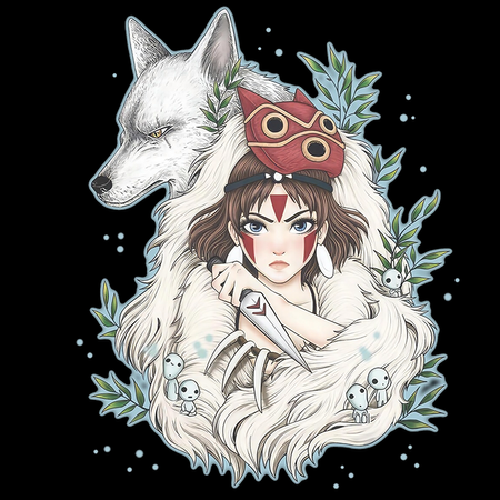Torba z uszami z Princess Mononoke