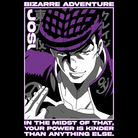 Koszulka Czarna JOJO's Bizarre Adventure - WYBIERZ KOLOR KOSZULKI I FASON