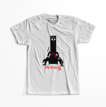 Koszulka Biała -  Hellsing - WYBIERZ KOLOR KOSZULKI I FASON