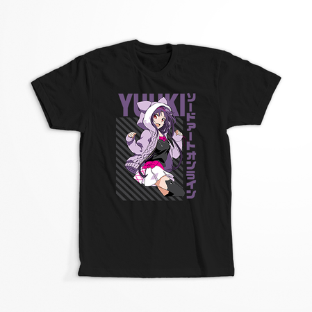 Koszulka Czarna Sword Art Online - WYBIERZ KOLOR KOSZULKI I FASON