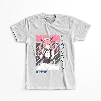 Koszulka Biała - Steins;Gate - WYBIERZ KOLOR KOSZULKI I FASON