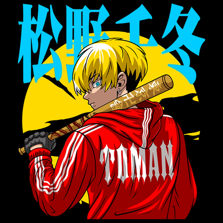 Koszulka Biała Tokyo Revengers WYBIERZ KOLOR KOSZULKI I FASON