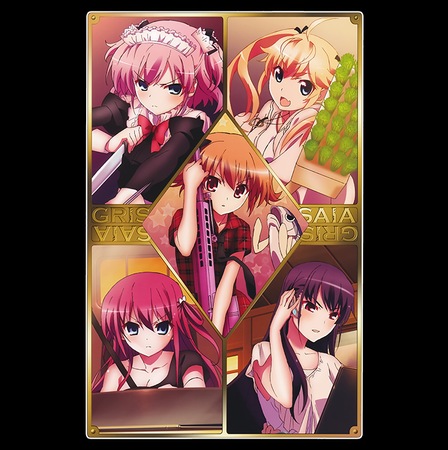 Koszulka Biała The Eden of Grisaia - WYBIERZ KOLOR KOSZULKI I FASON