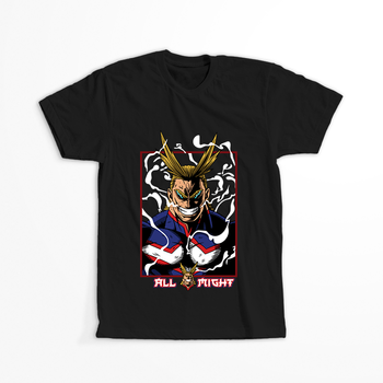 Koszulka Czarna My Hero Academia / Akademia bohaterów - WYBIERZ KOLOR KOSZULKI I FASON