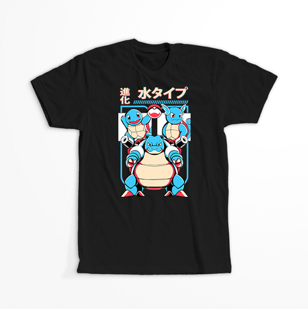 Koszulka Czarna - Pokemon - WYBIERZ KOLOR KOSZULKI I FASON