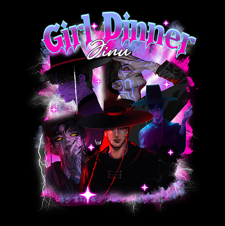 Koszulka Czarna KPop Demon Hunters WYBIERZ KOLOR KOSZULKI I FASON