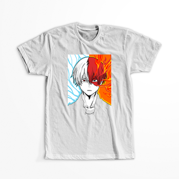 Koszulka Biała My Hero Academia / Akademia bohaterów - WYBIERZ KOLOR KOSZULKI I FASON