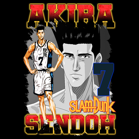 Koszulka Czarna Slam Dunk WYBIERZ KOLOR KOSZULKI I FASON