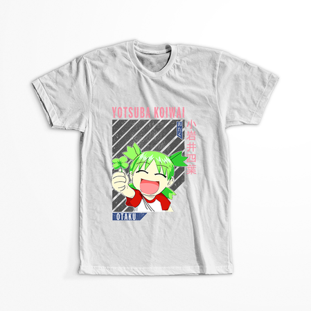 Koszulka Biała Yotsuba! WYBIERZ KOLOR KOSZULKI I FASON