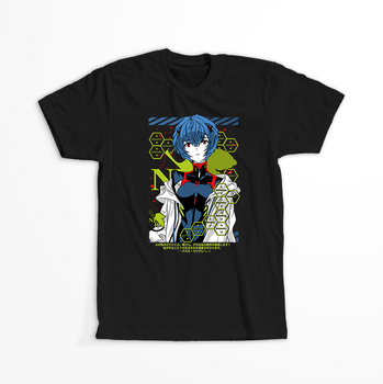 Koszulka Czarna Neon Genesis Evangelion - WYBIERZ KOLOR KOSZULKI I FASON