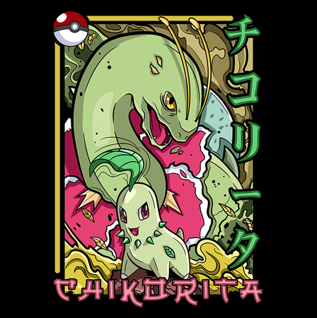 Koszulka Czarna - Pokemon x Naruto - WYBIERZ KOLOR KOSZULKI I FASON