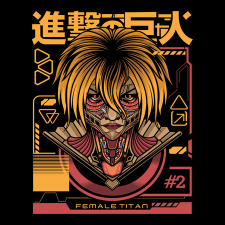 Torba z uszami z Attack on titan