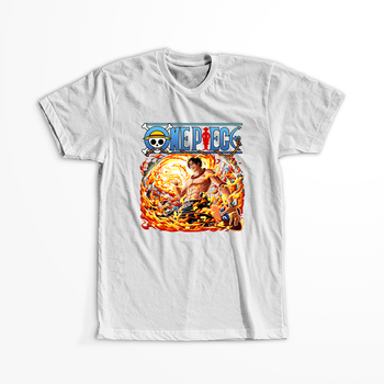 Koszulka Biała One Piece - WYBIERZ KOLOR KOSZULKI I FASON