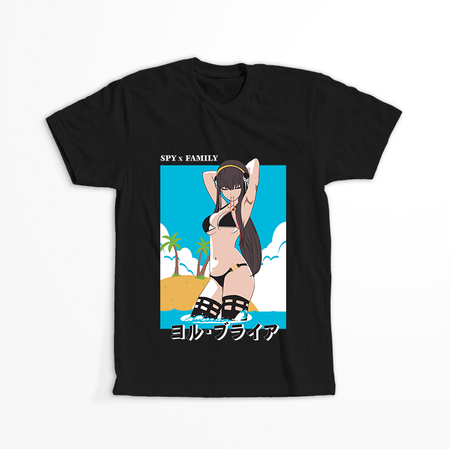 Koszulka Czarna Spy X Family - WYBIERZ KOLOR KOSZULKI I FASON