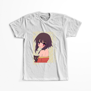 Koszulka Biała KonoSuba: God's Blessing on This Wonderful World! / Kono Subarashii Sekai ni Shukufuku wo! - WYBIERZ KOLOR KOSZULKI I FASON