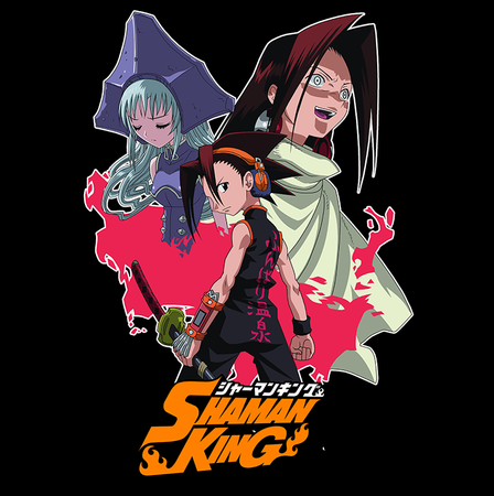Koszulka Biała Shaman King WYBIERZ KOLOR KOSZULKI I FASON