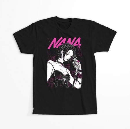 Koszulka Czarna Nana - WYBIERZ KOLOR KOSZULKI I FASON