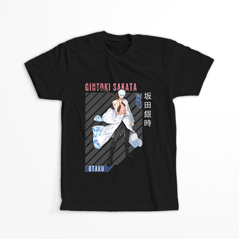 Koszulka Czarna Gintama WYBIERZ KOLOR KOSZULKI I FASON