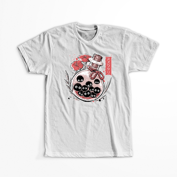 Koszulka Biała Studio Ghibli - WYBIERZ KOLOR KOSZULKI I FASON