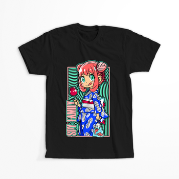 Koszulka Czarna Spy X Family - WYBIERZ KOLOR KOSZULKI I FASON