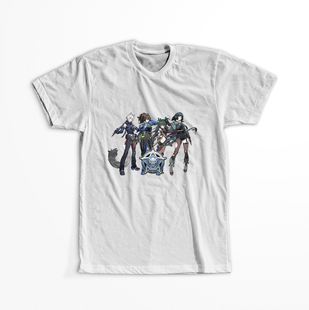 Koszulka Biała - Zenless Zone Zero - WYBIERZ KOLOR KOSZULKI I FASON