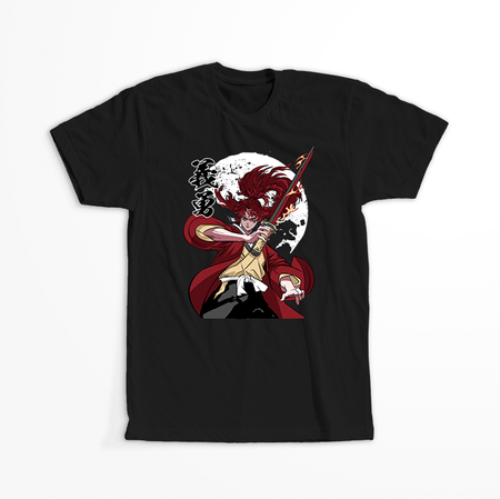 Koszulka Czarna Demon Slayer / Kimetsu no Yaiba / Miecz zabójcy demonów - WYBIERZ KOLOR KOSZULKI I FASON