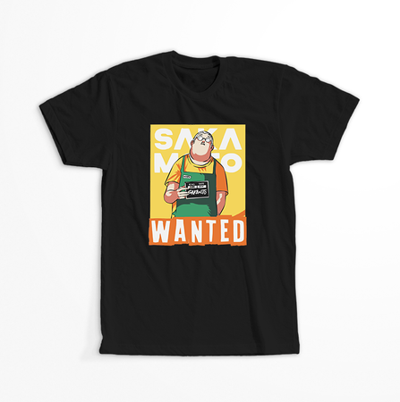 Koszulka Czarna Sakamoto Days - WYBIERZ KOLOR KOSZULKI I FASON