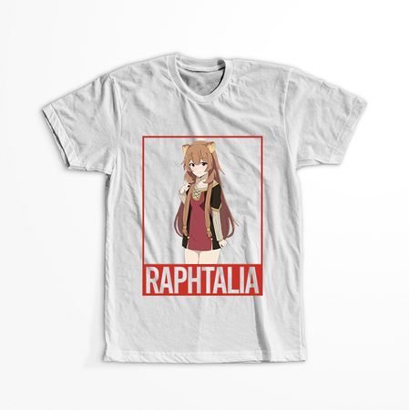 Koszulka Biała - The Rising of the Shield Hero - WYBIERZ KOLOR KOSZULKI I FASON