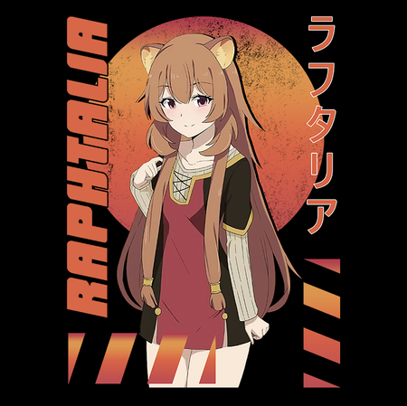 Koszulka Biała - The Rising of the Shield Hero - WYBIERZ KOLOR KOSZULKI I FASON