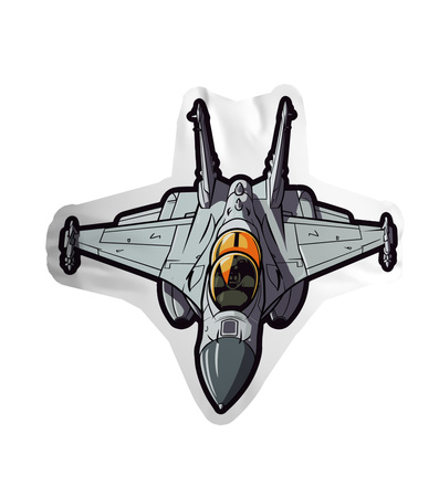 Poduszka Chibi Pojazdy - Samolot