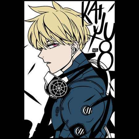 Koszulka Biała - Kaiju No.8 - WYBIERZ KOLOR KOSZULKI I FASON