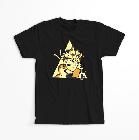 Koszulka Czarna Naruto / Boruto - WYBIERZ KOLOR KOSZULKI I FASON