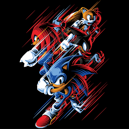 Torba z uszami z Sonic