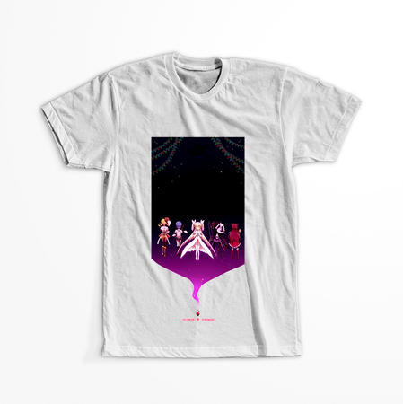 Koszulka Biała - Puella Magi Madoka Magica - WYBIERZ KOLOR KOSZULKI I FASON