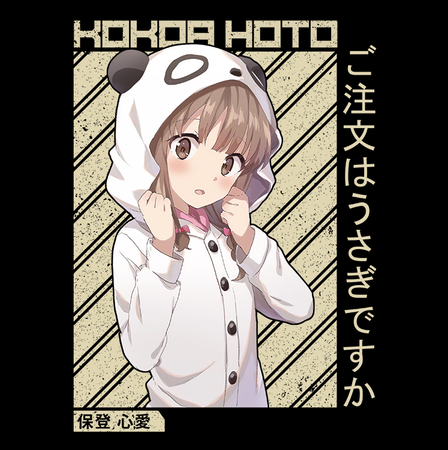 Koszulka Biała - Is the Order a Rabbit?  - WYBIERZ KOLOR KOSZULKI I FASON