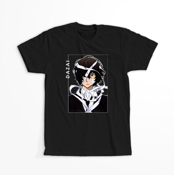 Koszulka Czarna - Bungou Stray Dogs - WYBIERZ KOLOR KOSZULKI I FASON