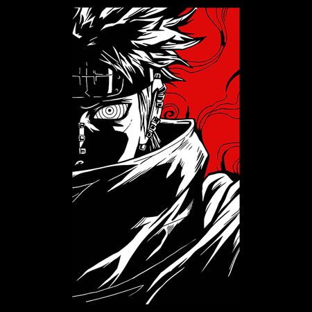 Koszulka Czarna Naruto / Boruto - WYBIERZ KOLOR KOSZULKI I FASON