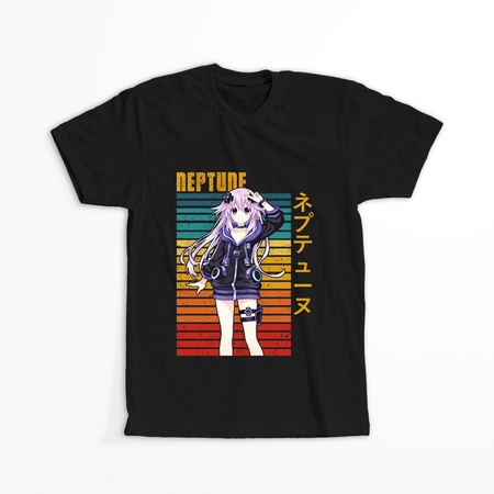 Koszulka Czarna Hyperdimension Neptunia - WYBIERZ FASON KOSZULKI