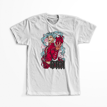 Koszulka Biała Seven Deadly Sins - WYBIERZ KOLOR KOSZULKI I FASON