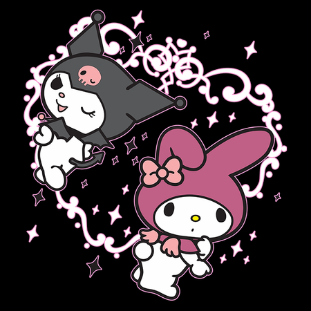 Torba z uszami z Kuromi & My Melody 