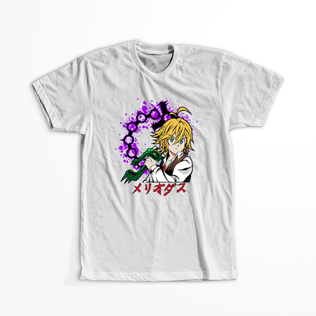 Koszulka Biała Seven Deadly Sins - WYBIERZ KOLOR KOSZULKI I FASON