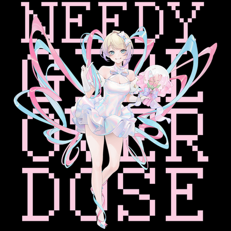 Koszulka Czarna -  Needy Girl Overdose - WYBIERZ KOLOR KOSZULKI I FASON